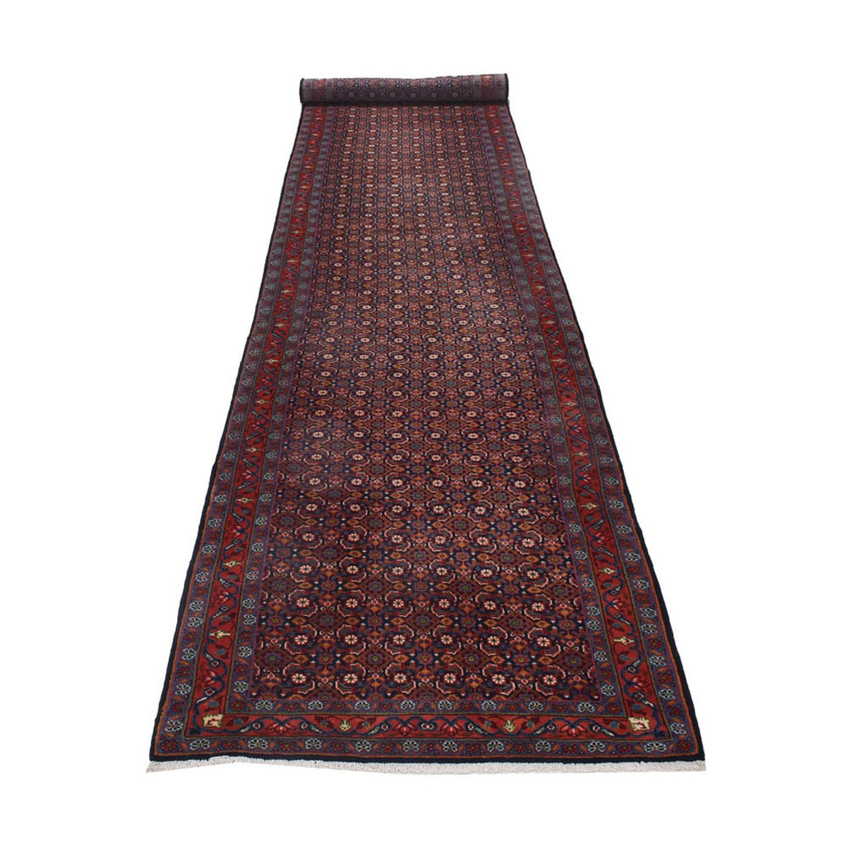 Tapis de couloir Tapis persan - Classique - 479 x 91 cm - rouille