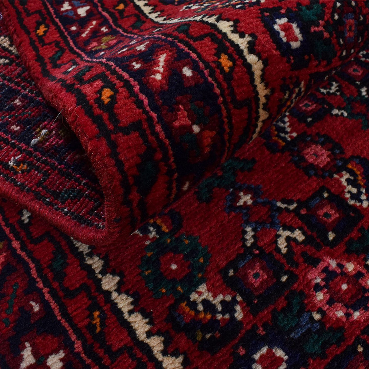 Tapis de couloir Tapis persan - Nomadic - 490 x 70 cm - rouge