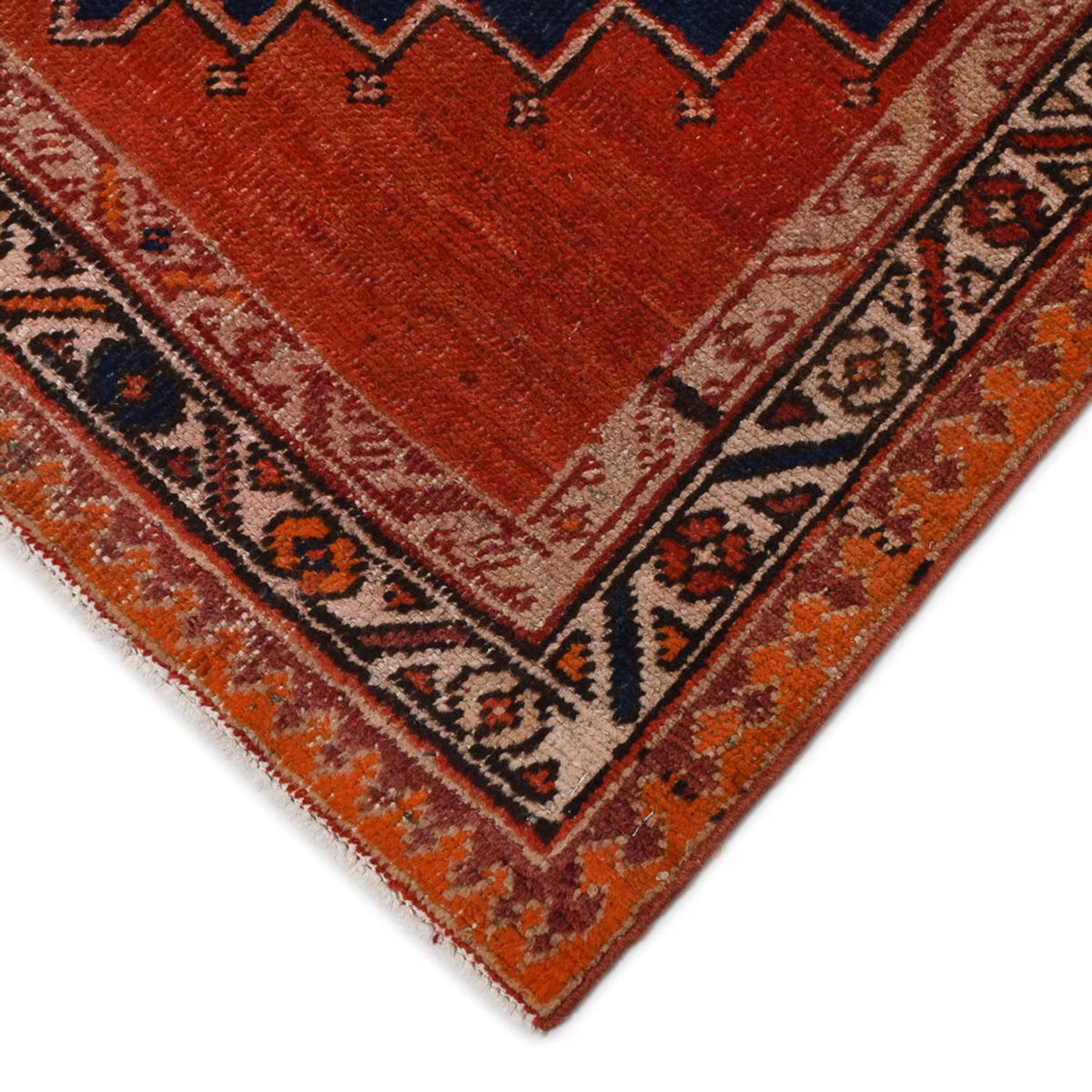 Tapis de couloir Tapis persan - Nomadic - 315 x 93 cm - rouge