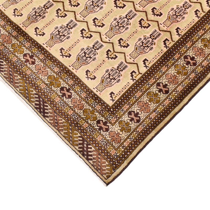 Tapis Turkaman - 213 x 146 cm - beige clair