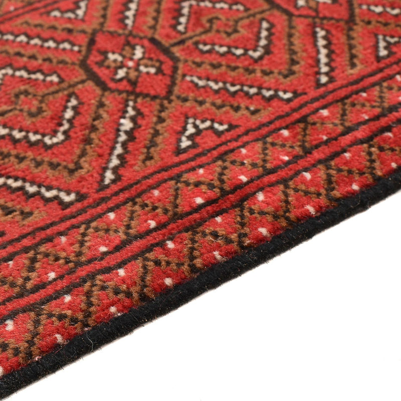 Tapis Turkaman - 186 x 125 cm - rouge
