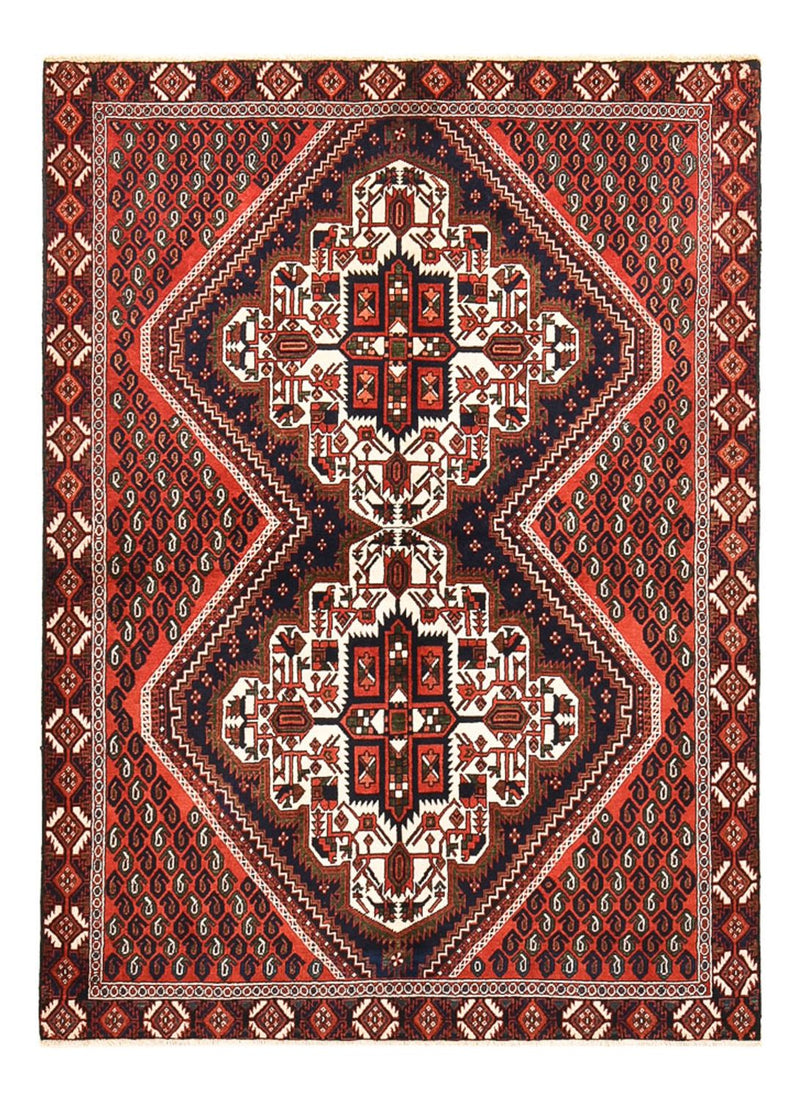 Tapis persan - Nomadic - 174 x 126 cm - rouille