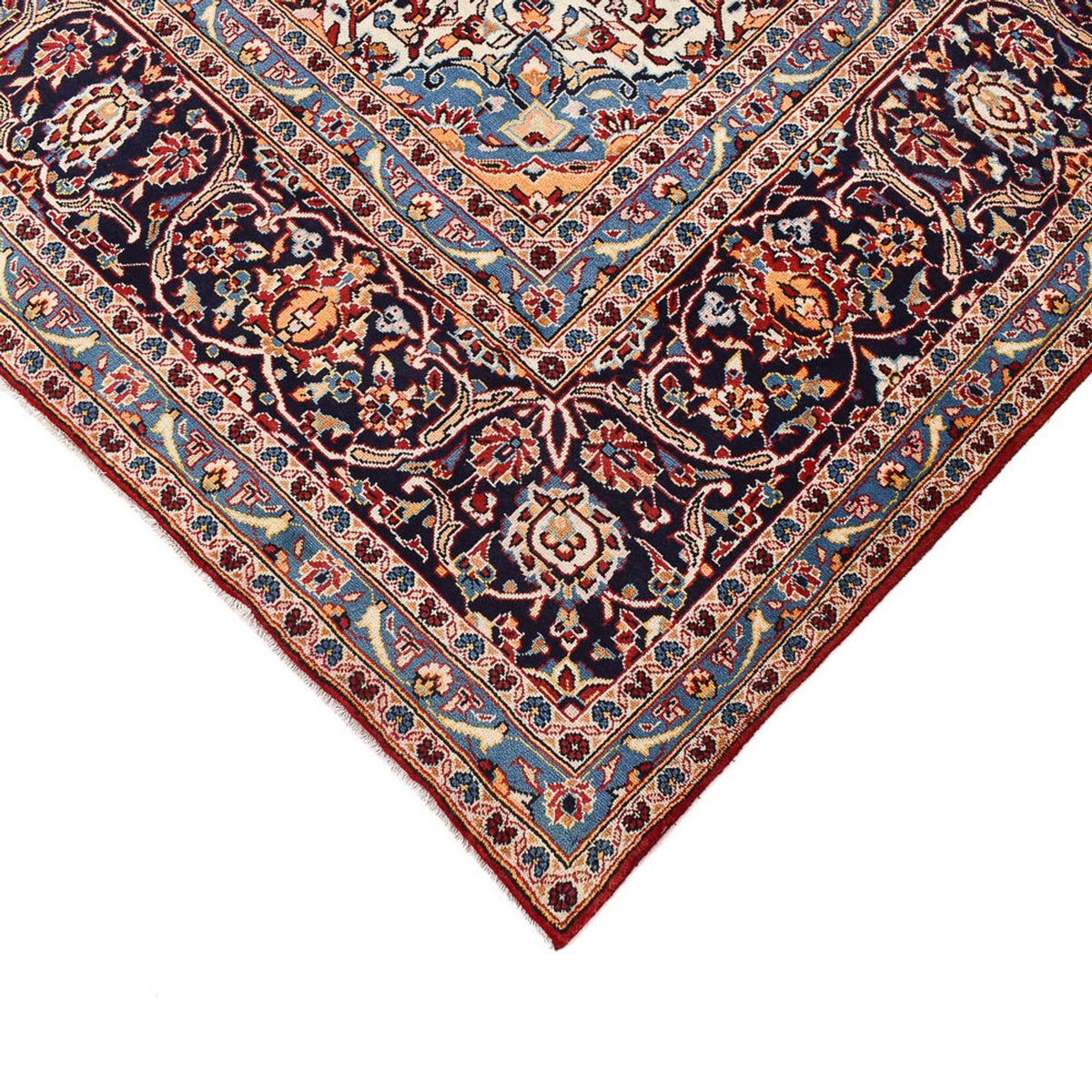 Tapis persan - Keshan - 392 x 290 cm - rouge