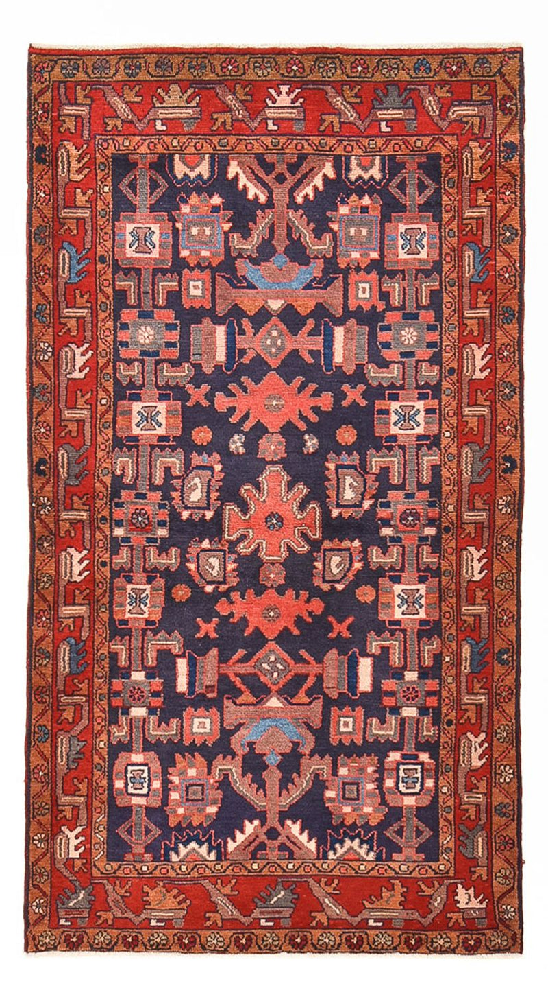 Tapis de couloir Tapis persan - Nomadic - 226 x 123 cm - rouge
