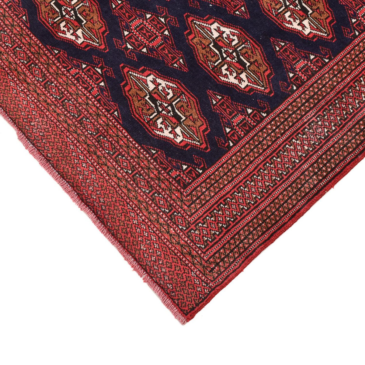 Tapis Turkaman - 190 x 129 cm - rouge
