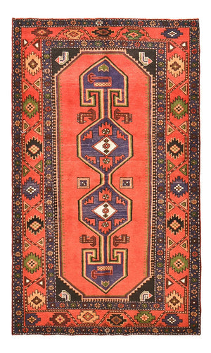 Tapis persan - Bidjar - 226 x 136 cm - orange