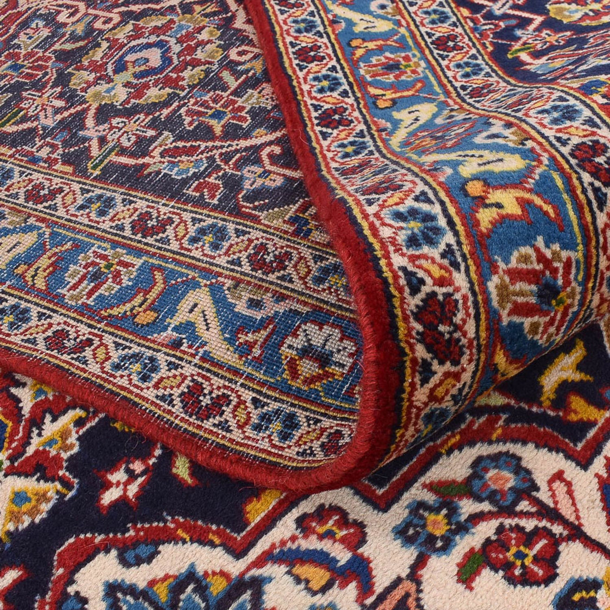 Tapis persan - Keshan - 422 x 290 cm - rouge