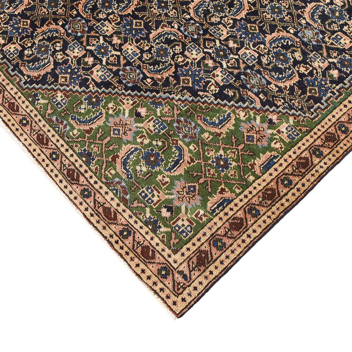 Tapis persan - Nomadic - 288 x 181 cm - vert foncé