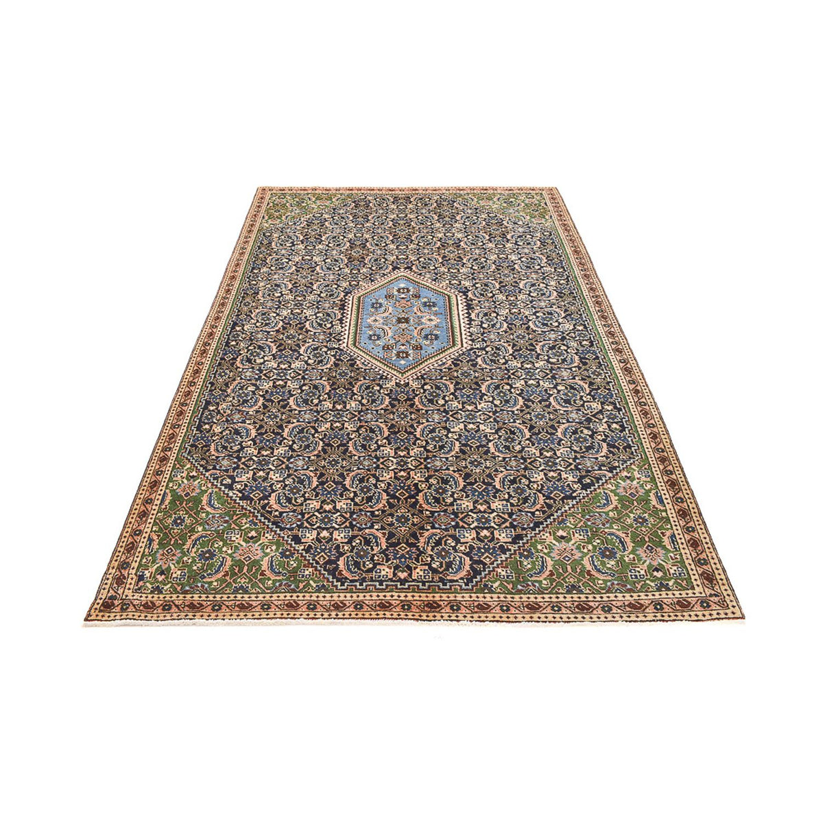 Tapis persan - Nomadic - 288 x 181 cm - vert foncé