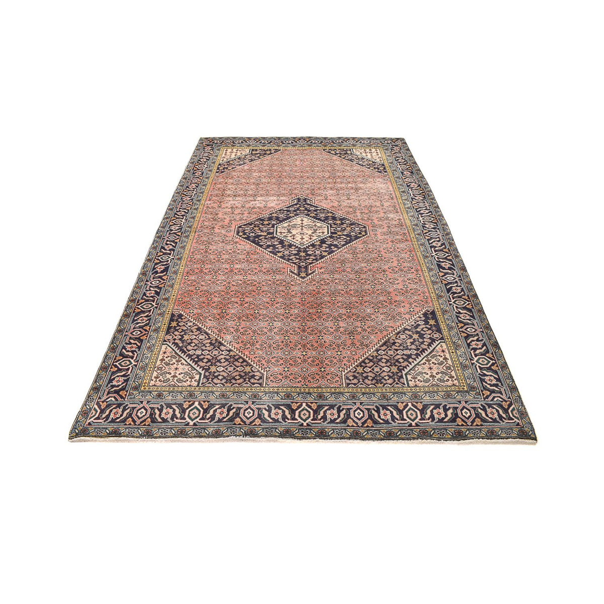 Tapis persan - Nomadic - 300 x 195 cm - rouge clair
