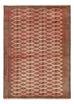 Tapis Turkaman - 128 x 90 cm - rouge clair