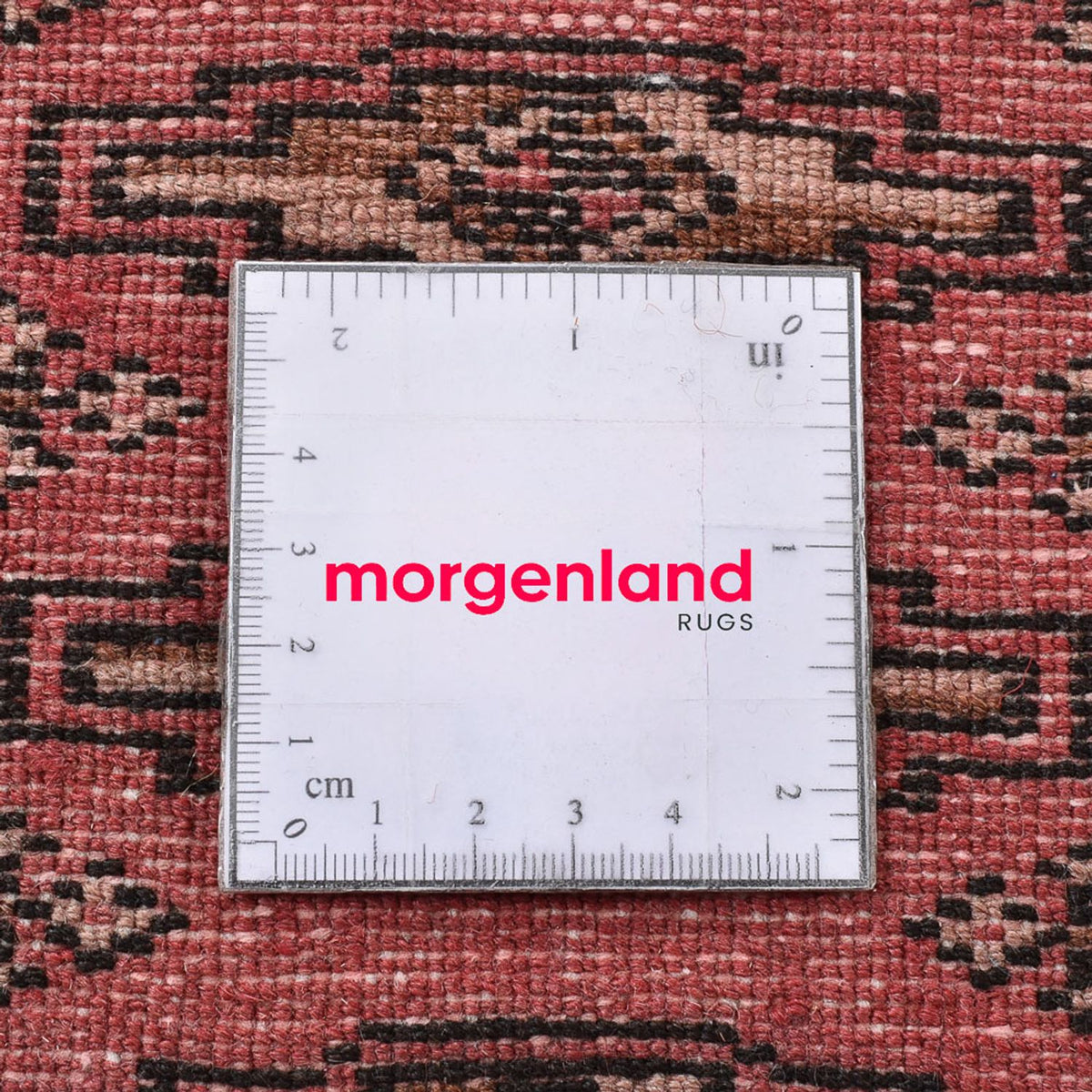 Tapis Turkaman - 128 x 90 cm - rouge clair