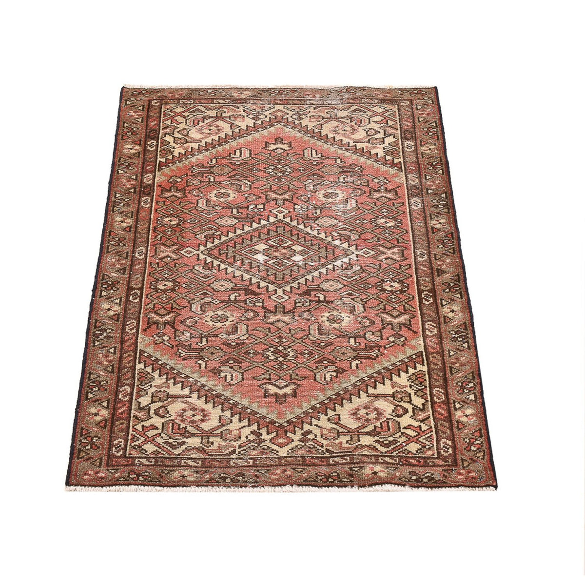 Tapis persan - Nomadic - 116 x 70 cm - rouille