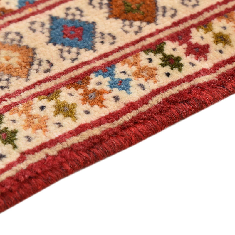 Tapis Turkaman - 79 x 64 cm - rose