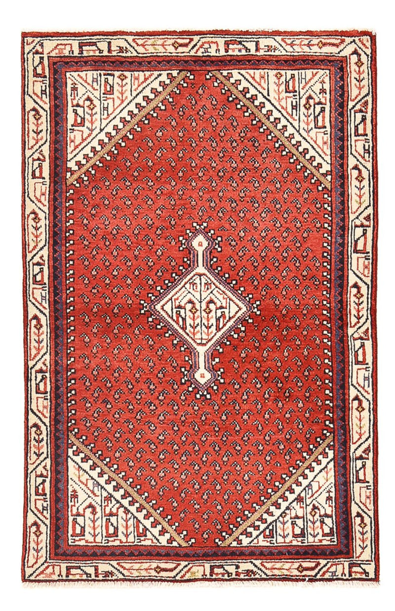 Tapis persan - Mir - 146 x 93 cm - rouge
