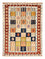 Tapis Gabbeh - Persan - 143 x 103 cm - multicolore