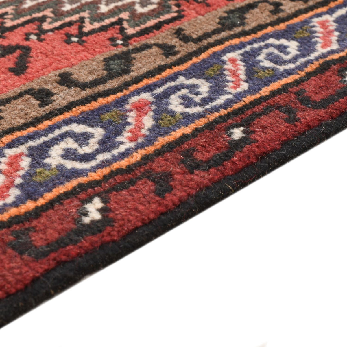 Tapis persan - Bidjar - 136 x 96 cm - rouge clair