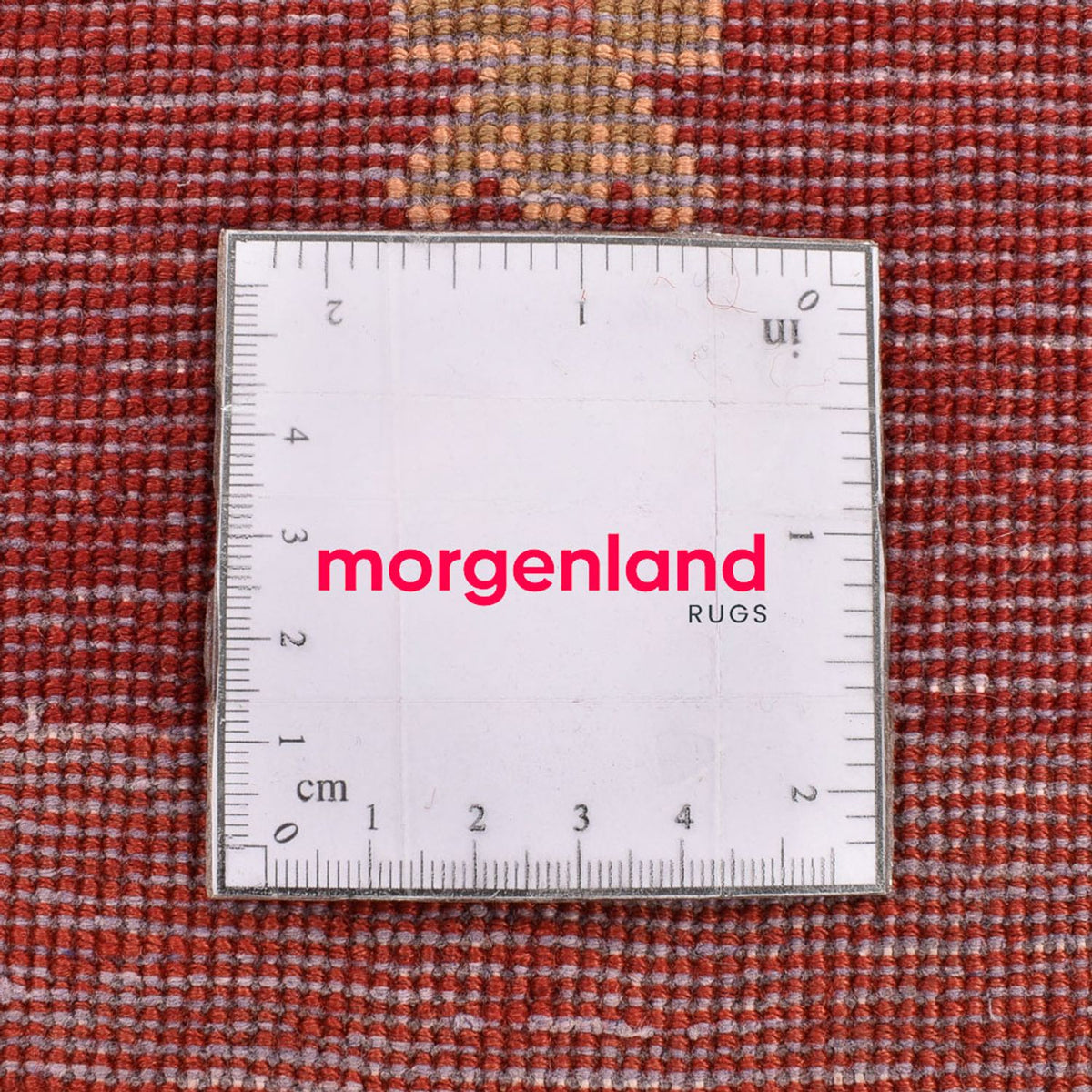 Tapis de couloir Tapis persan - Nomadic - 129 x 107 cm - rouge