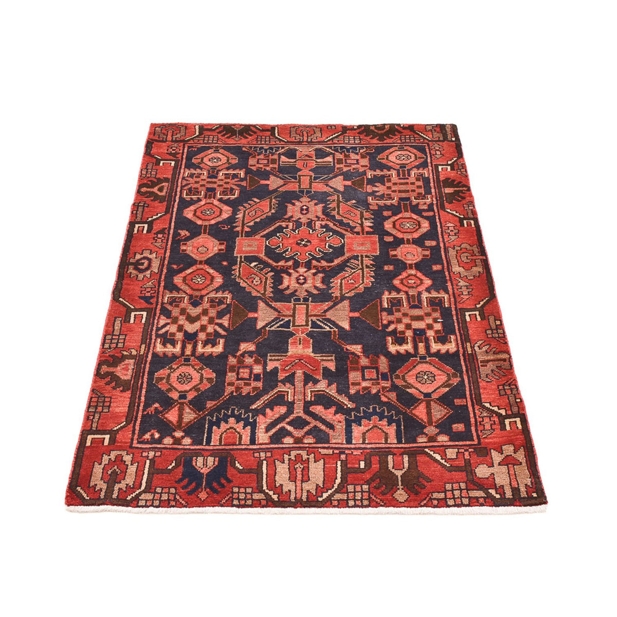 Tapis persan - Nomadic - 159 x 106 cm - rouge