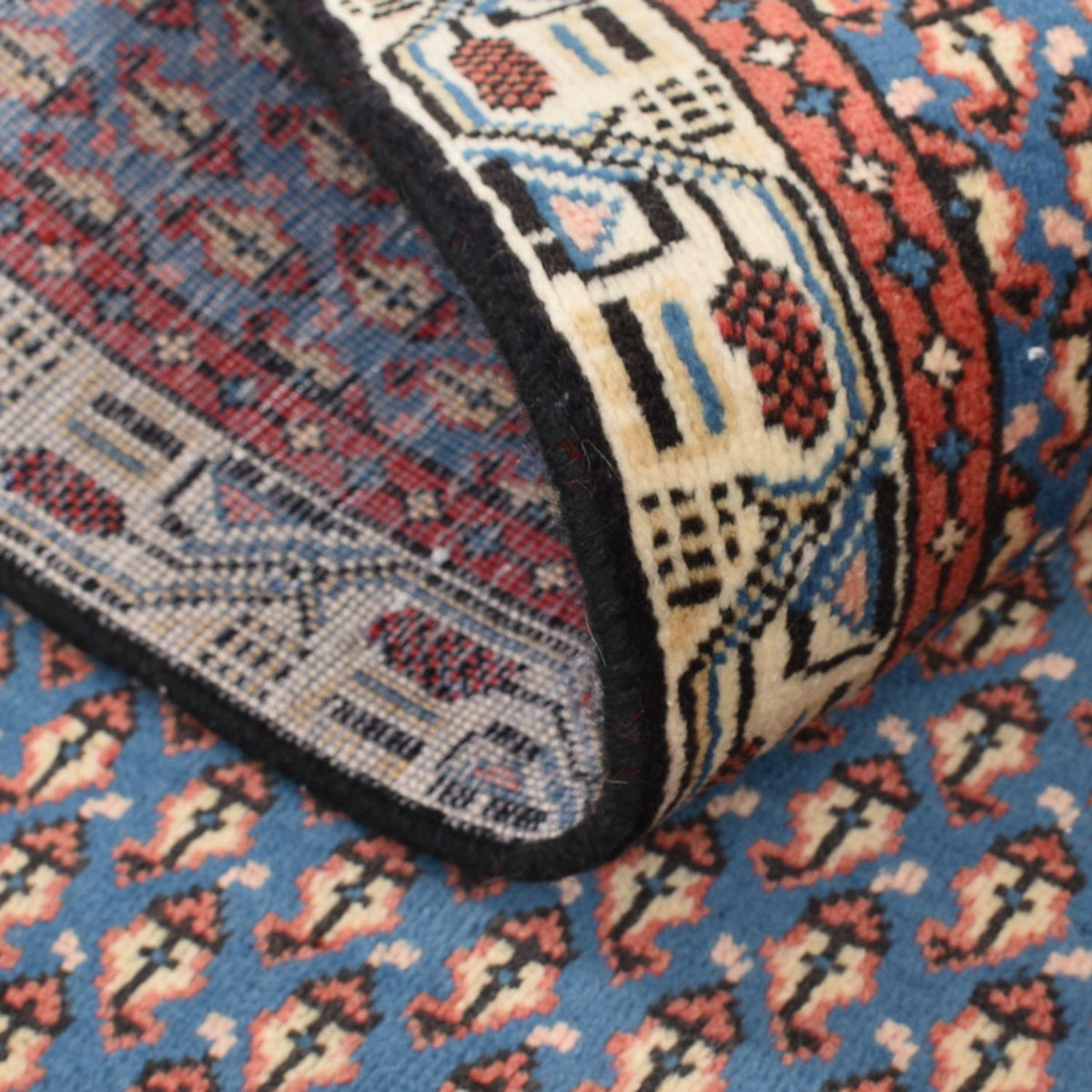 Tapis persan - Mir - 145 x 94 cm - bleu de mer