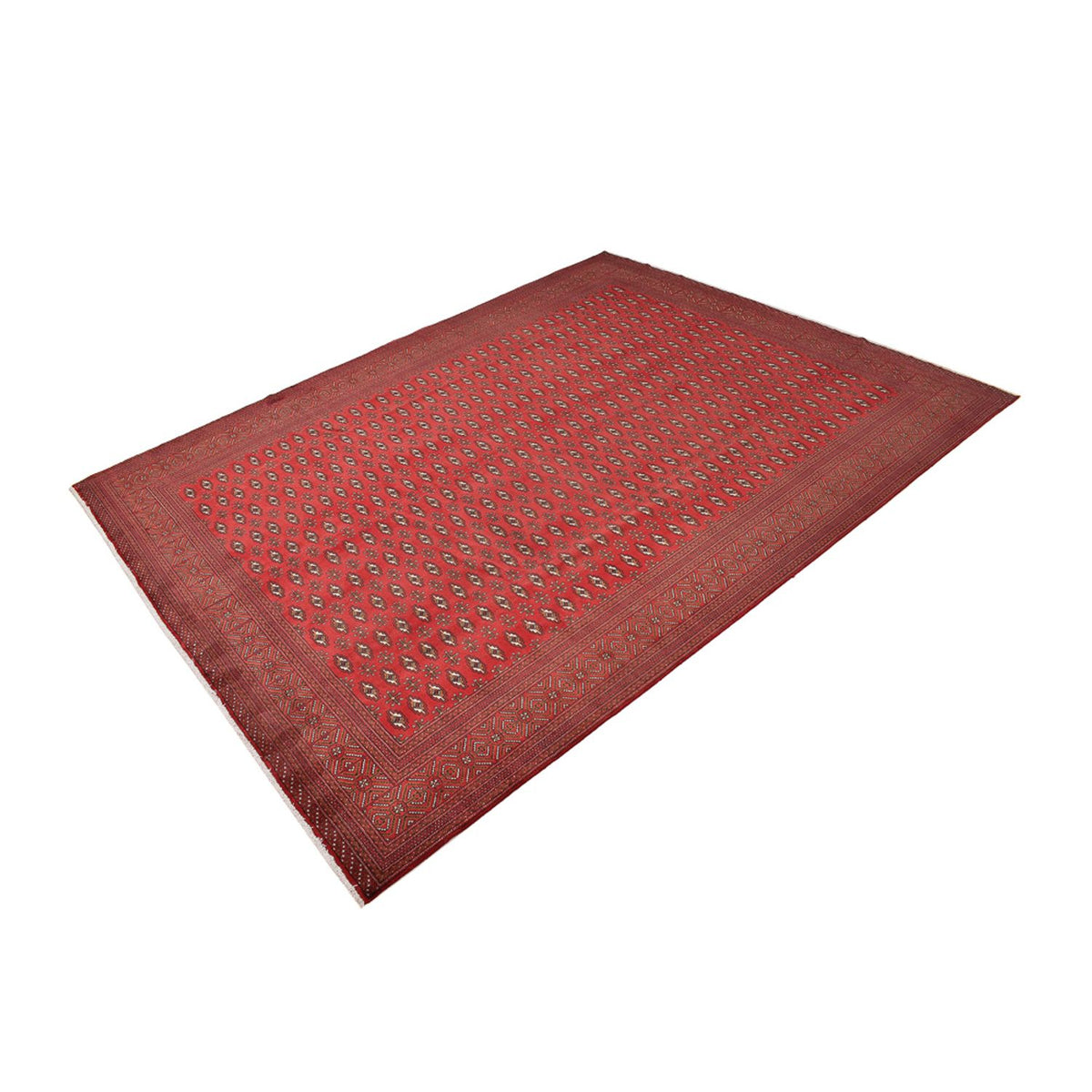 Tapis Turkaman - 385 x 304 cm - rouge