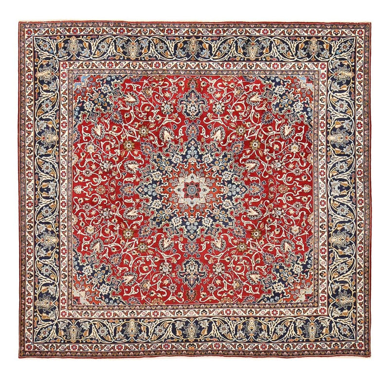 Tapis persan - Classique carré  - 298 x 305 cm - rouge