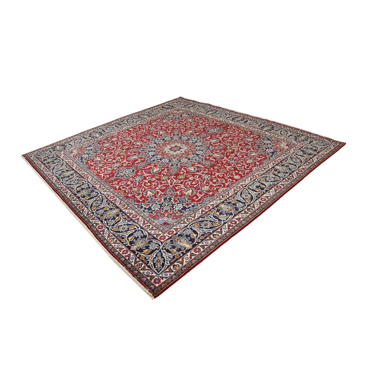 Tapis persan - Classique carré  - 298 x 305 cm - rouge