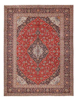 Tapis persan - Keshan - 395 x 297 cm - rouge