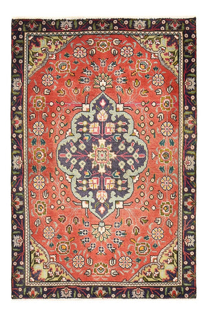 Tapis persan - Tabriz - 141 x 90 cm - rouge clair