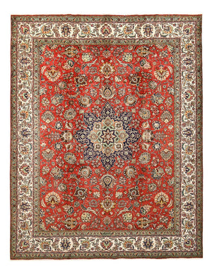 Tapis persan - Tabriz - 395 x 308 cm - rouge