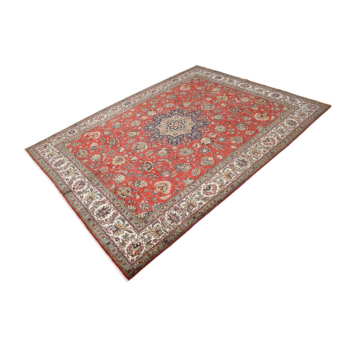 Tapis persan - Tabriz - 395 x 308 cm - rouge