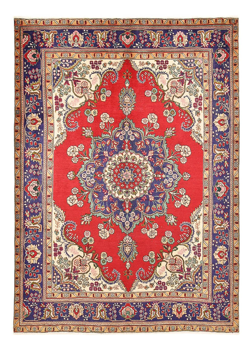 Tapis persan - Tabriz - 294 x 209 cm - rouge