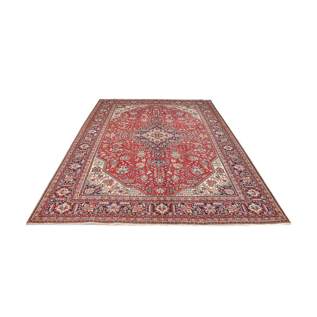 Tapis persan - Tabriz - 340 x 245 cm - rouge