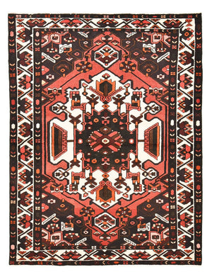 Tapis persan - Nomadic - 218 x 165 cm - multicolore
