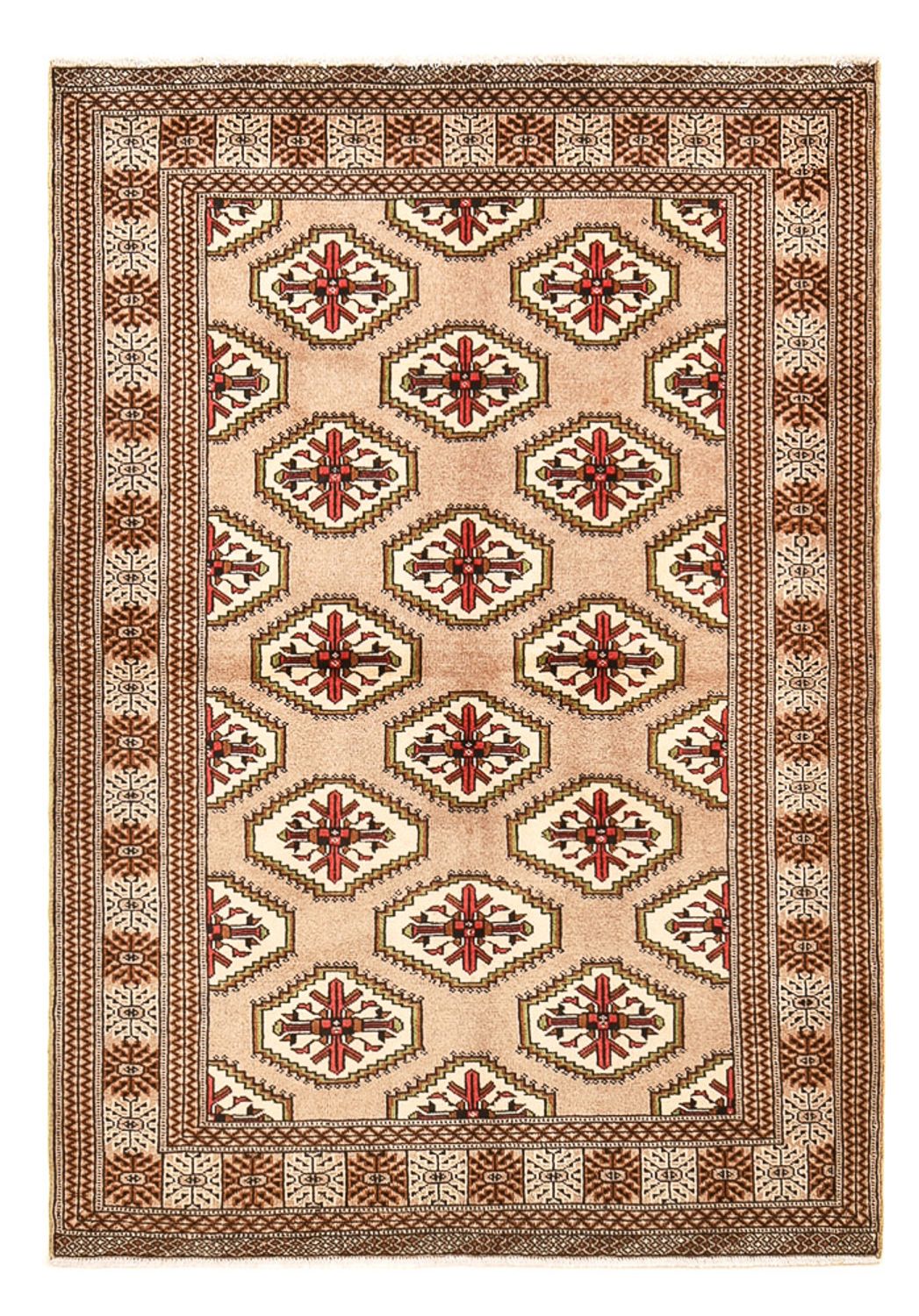 Tapis Turkaman - 191 x 134 cm - sable
