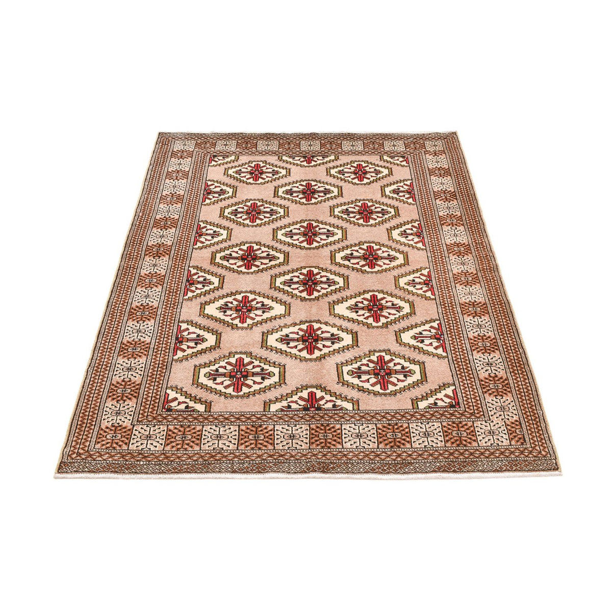 Tapis Turkaman - 191 x 134 cm - sable