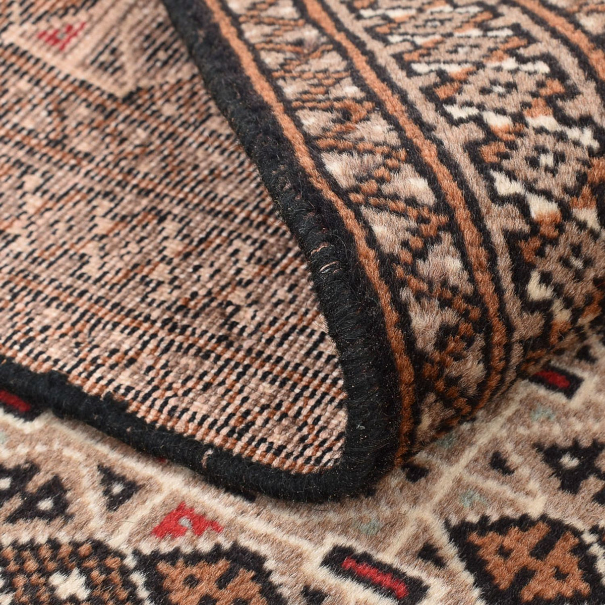 Tapis Turkaman - 141 x 100 cm - sable