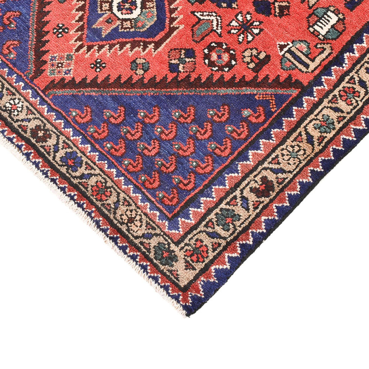 Tapis persan - Nomadic - 148 x 97 cm - multicolore