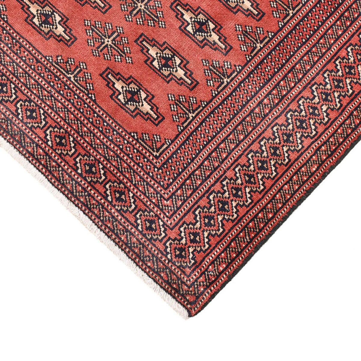 Tapis Turkaman - 132 x 99 cm - rouge