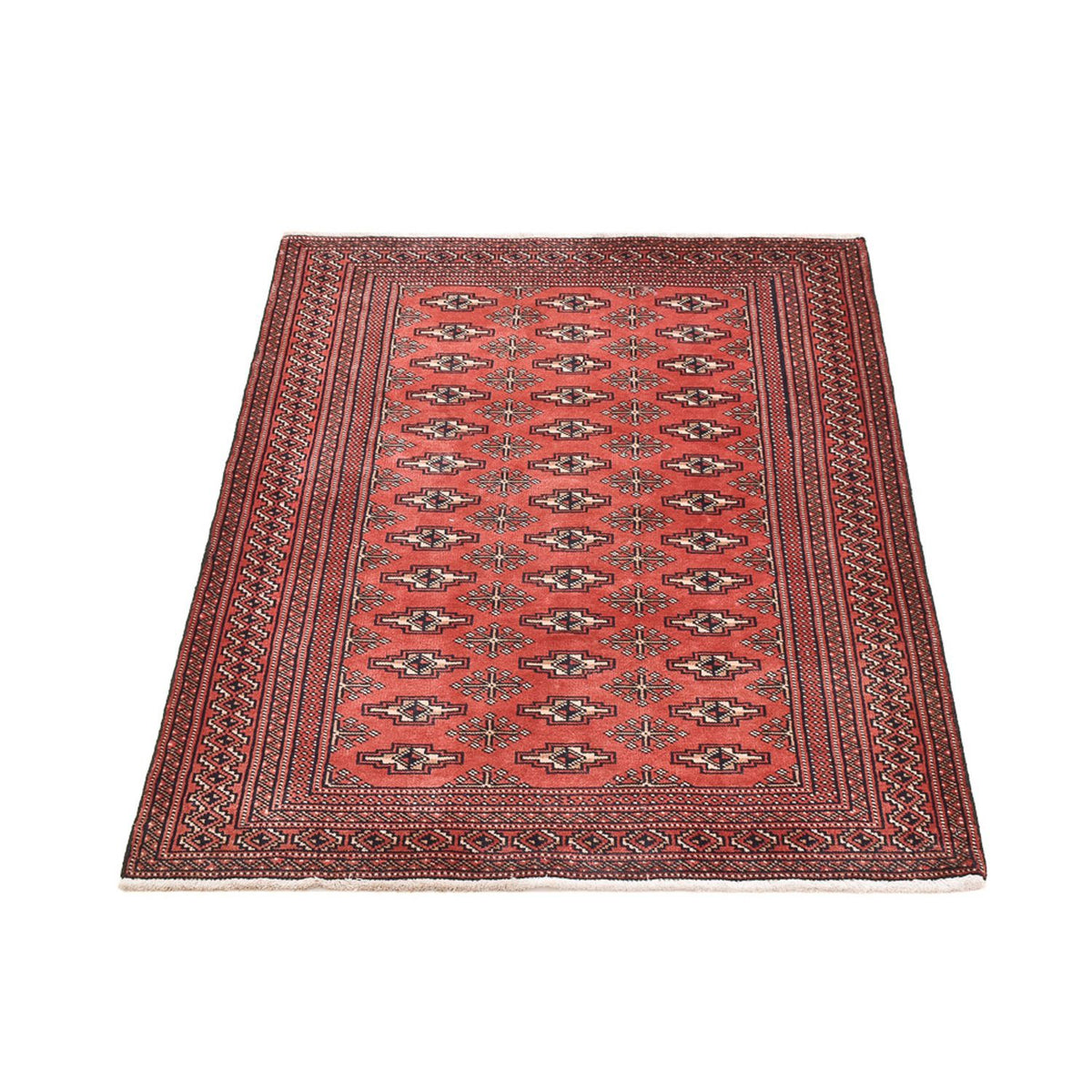 Tapis Turkaman - 132 x 99 cm - rouge