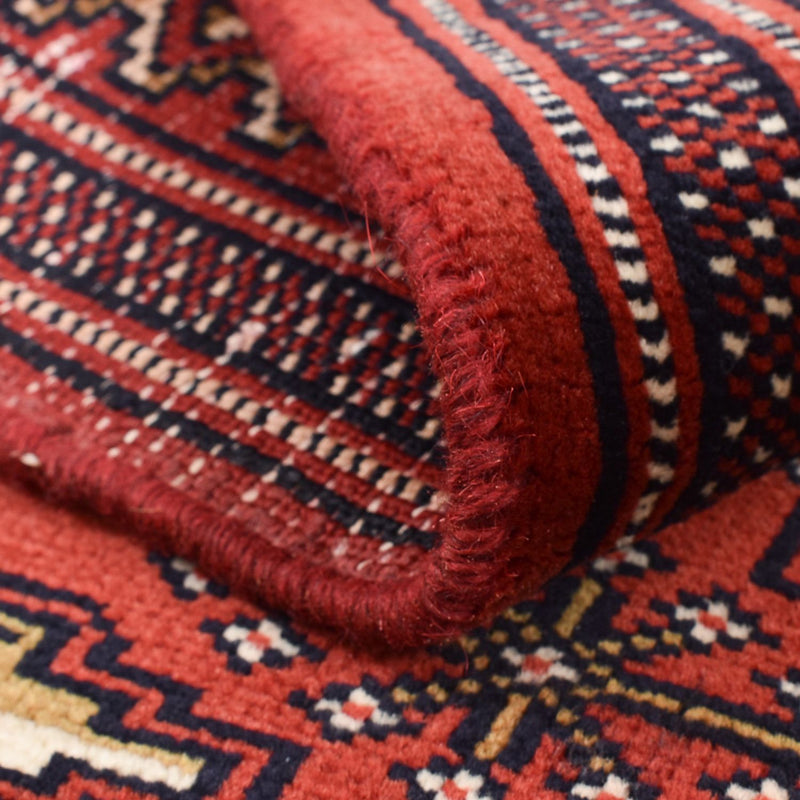 Tapis Turkaman - 133 x 95 cm - rouge