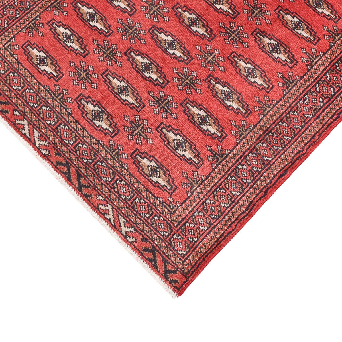 Tapis de couloir Tapis Turkaman - 285 x 77 cm - rouge