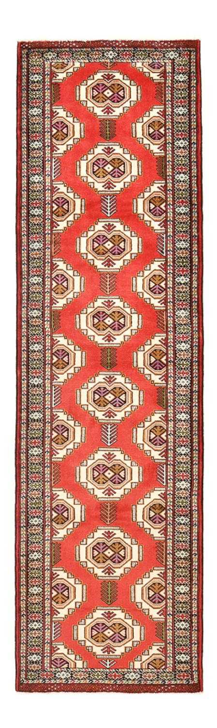 Tapis de couloir Tapis Turkaman - 283 x 85 cm - rouge