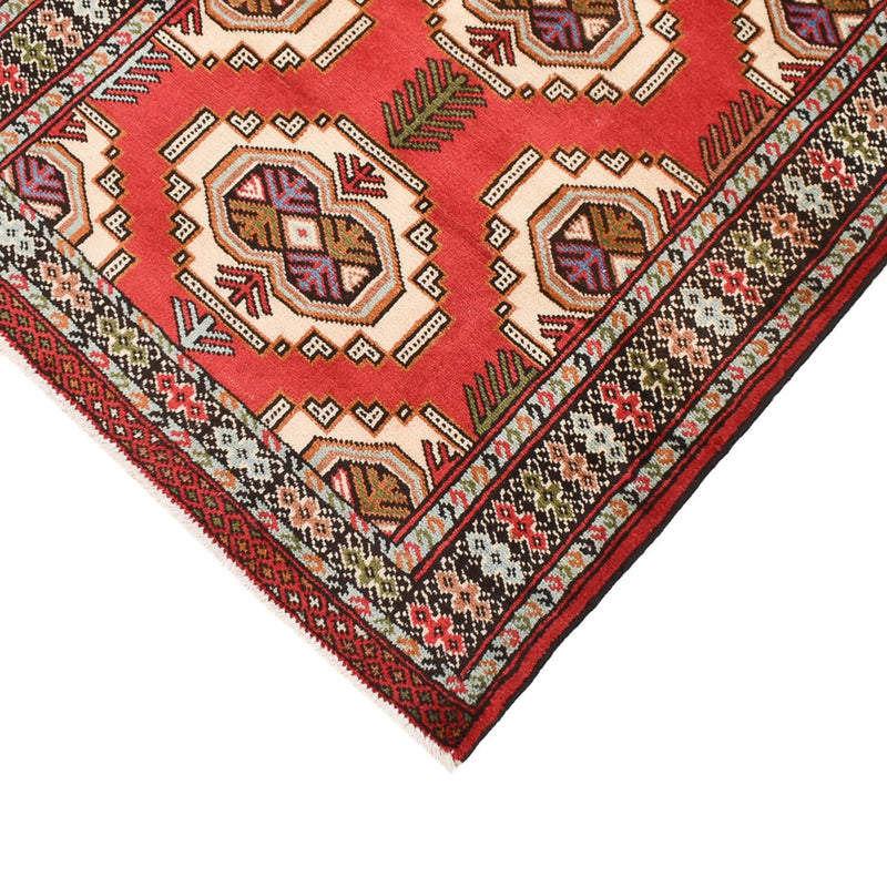 Tapis de couloir Tapis Turkaman - 283 x 85 cm - rouge