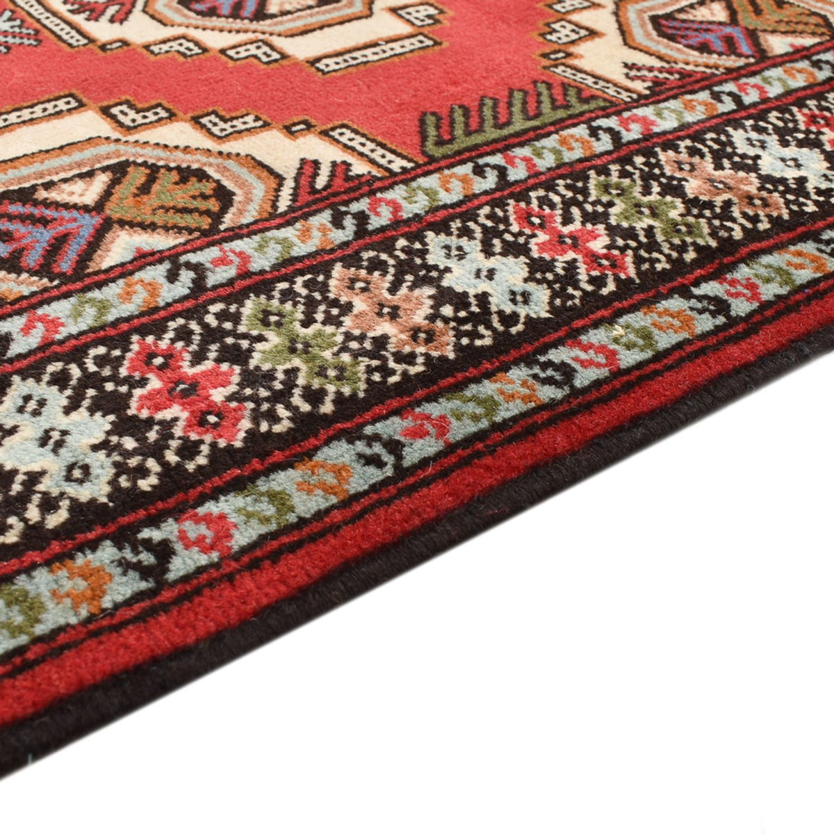 Tapis de couloir Tapis Turkaman - 283 x 85 cm - rouge