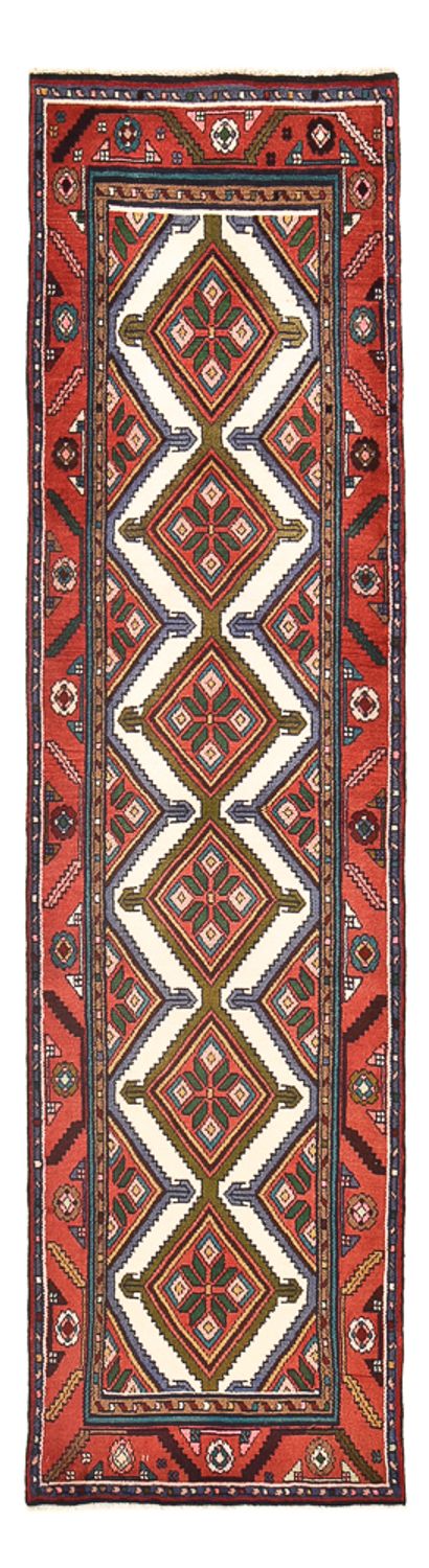 Tapis de couloir Tapis persan - Nomadic - 288 x 75 cm - rouge foncé