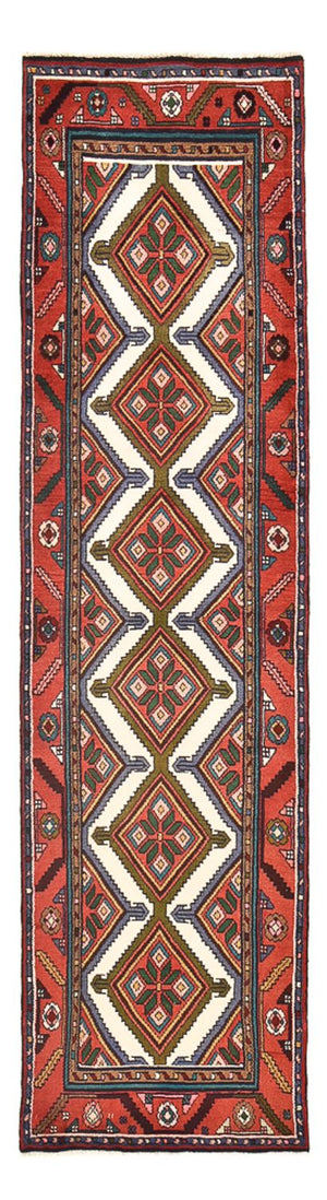 Tapis de couloir Tapis persan - Nomadic - 288 x 75 cm - rouge foncé