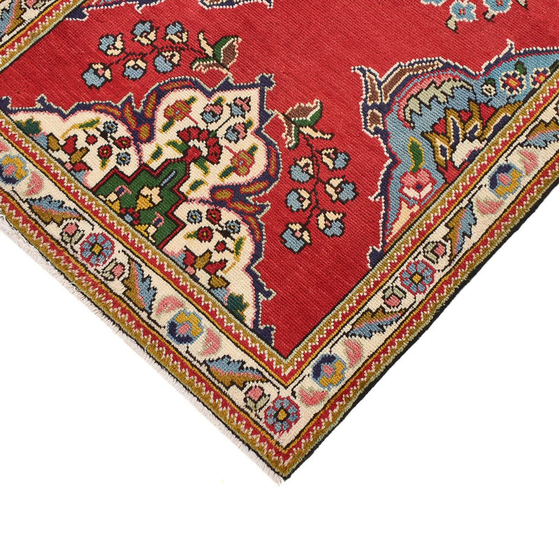 Tapis de couloir Tapis persan - Tabriz - 343 x 80 cm - rouge