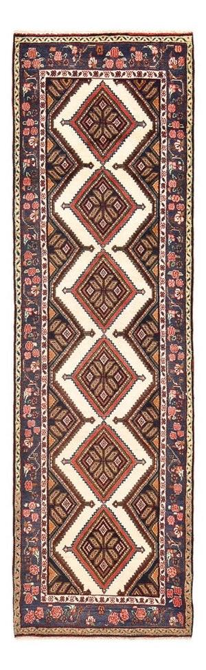 Tapis de couloir Tapis persan - Nomadic - 275 x 86 cm - beige foncé