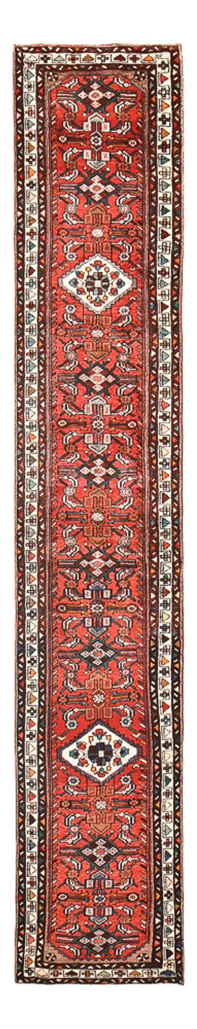 Tapis de couloir Tapis persan - Nomadic - 386 x 71 cm - rouge
